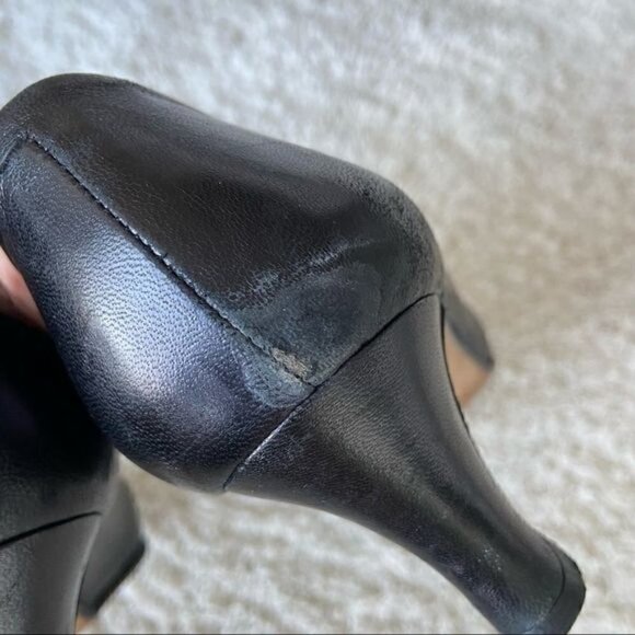 BALLY vintage pointed toe black heels Juniper 7 - Picture 5 of 7